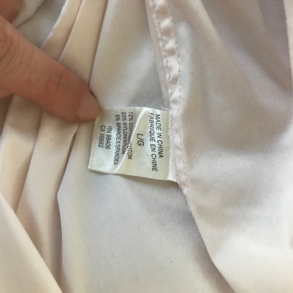 Theory Light Pink Stretchy Fitted Dress Shirt - Picture 6 of 7